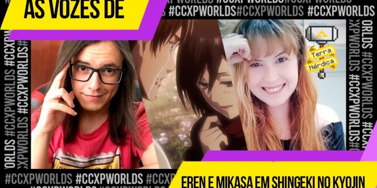Shingeki no Kyojin – Papo com Lucas Almeida e Mayara Stefane, Dubladores de Eren e Mikasa!