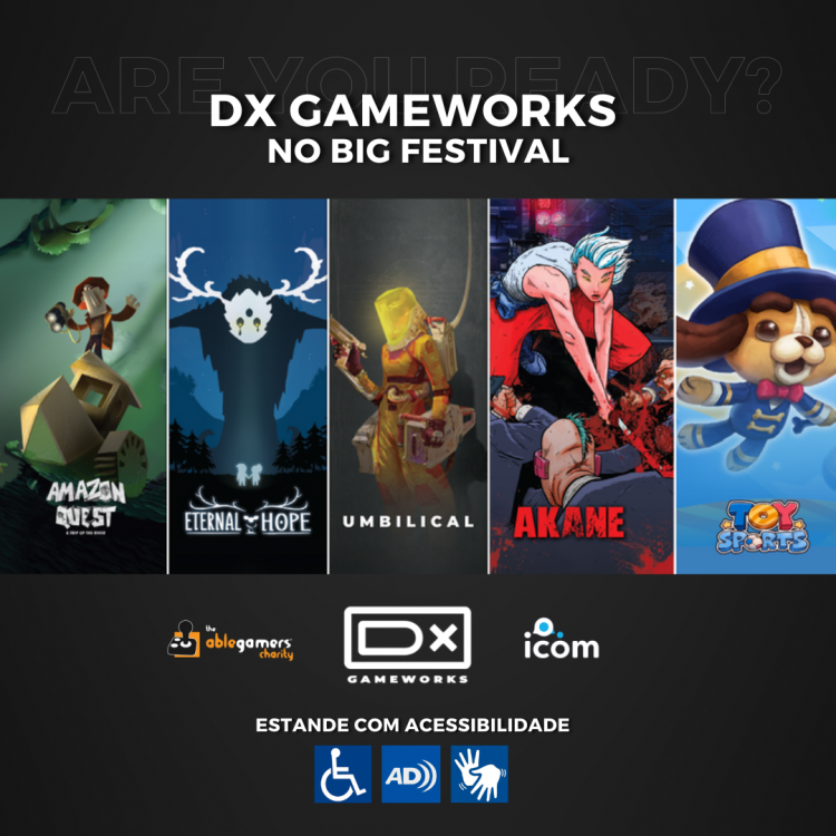 dx gameworks banner para big festival