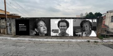 Exposição Míticax intervém nos muros da Zona Norte de SP ao retratar grandes personalidades femininas da comunidade