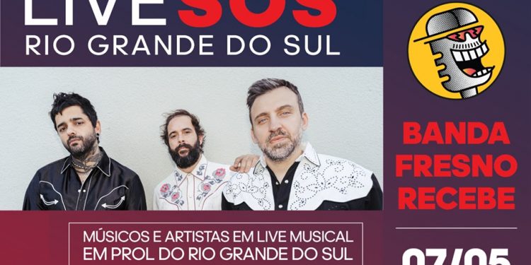 SOS RS | Fresno e Podpah se unem em live solidária em prol do Rio Grande do Sul